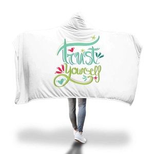 Coming soon! Hooded Shawl - ‘Trust Yourself’